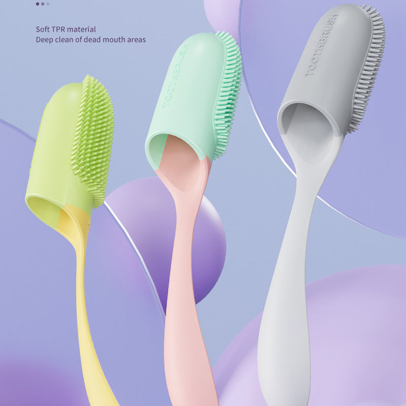 Finger Toothbrush: Fresh Breath, Healthy Smile - Panda Bossino