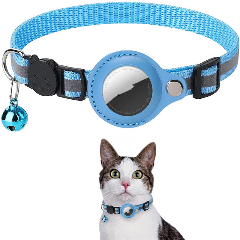Glow‑Reflect AirTag Carrier for Dogs & Cats - Panda Bossino