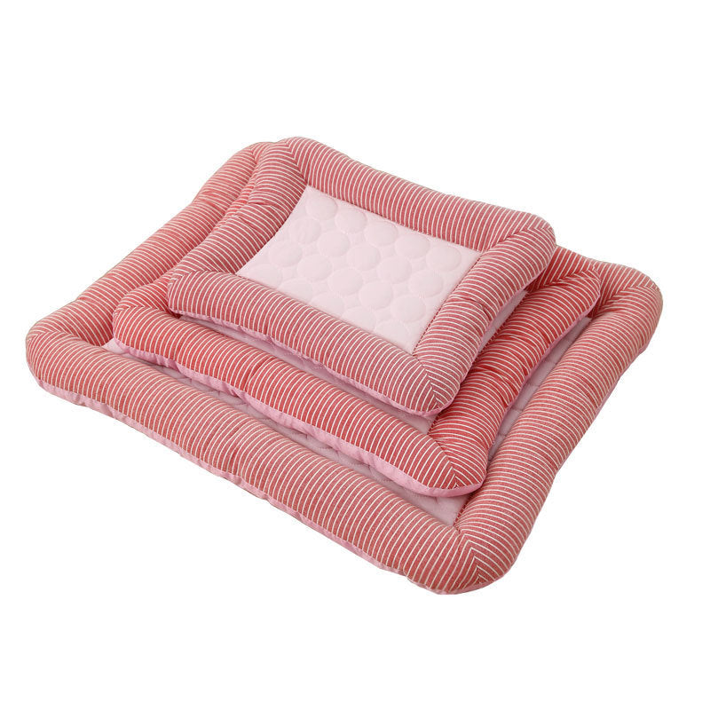 Portable Ice Silk Mat: Summer Comfort for Pets - Panda Bossino