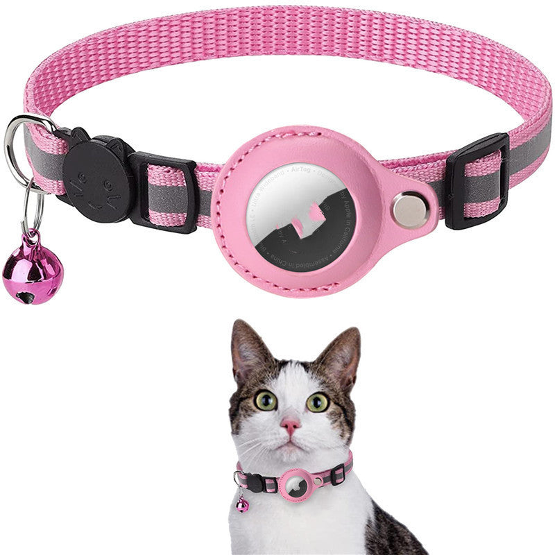 Glow‑Reflect AirTag Carrier for Dogs & Cats - Panda Bossino