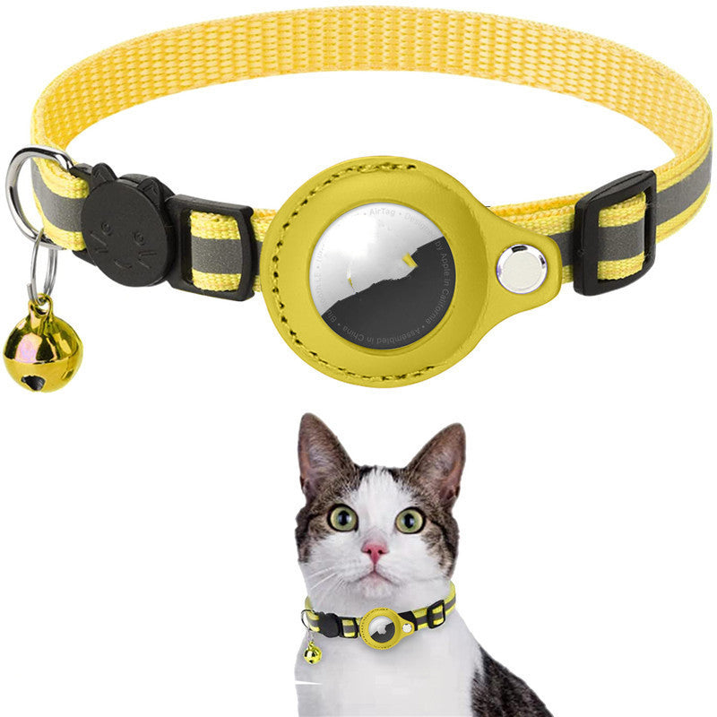 Glow‑Reflect AirTag Carrier for Dogs & Cats - Panda Bossino