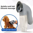 Tangle‑Free Grooming Bliss: Fur Vacuum & Massager - Panda Bossino